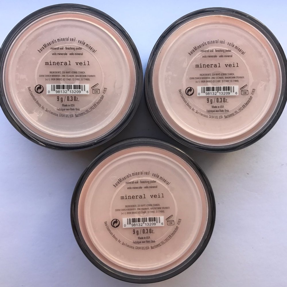 #NWT bareMinerals Original Mineral Veil Finish Powder (0.3oz/9g) - Lot of 3